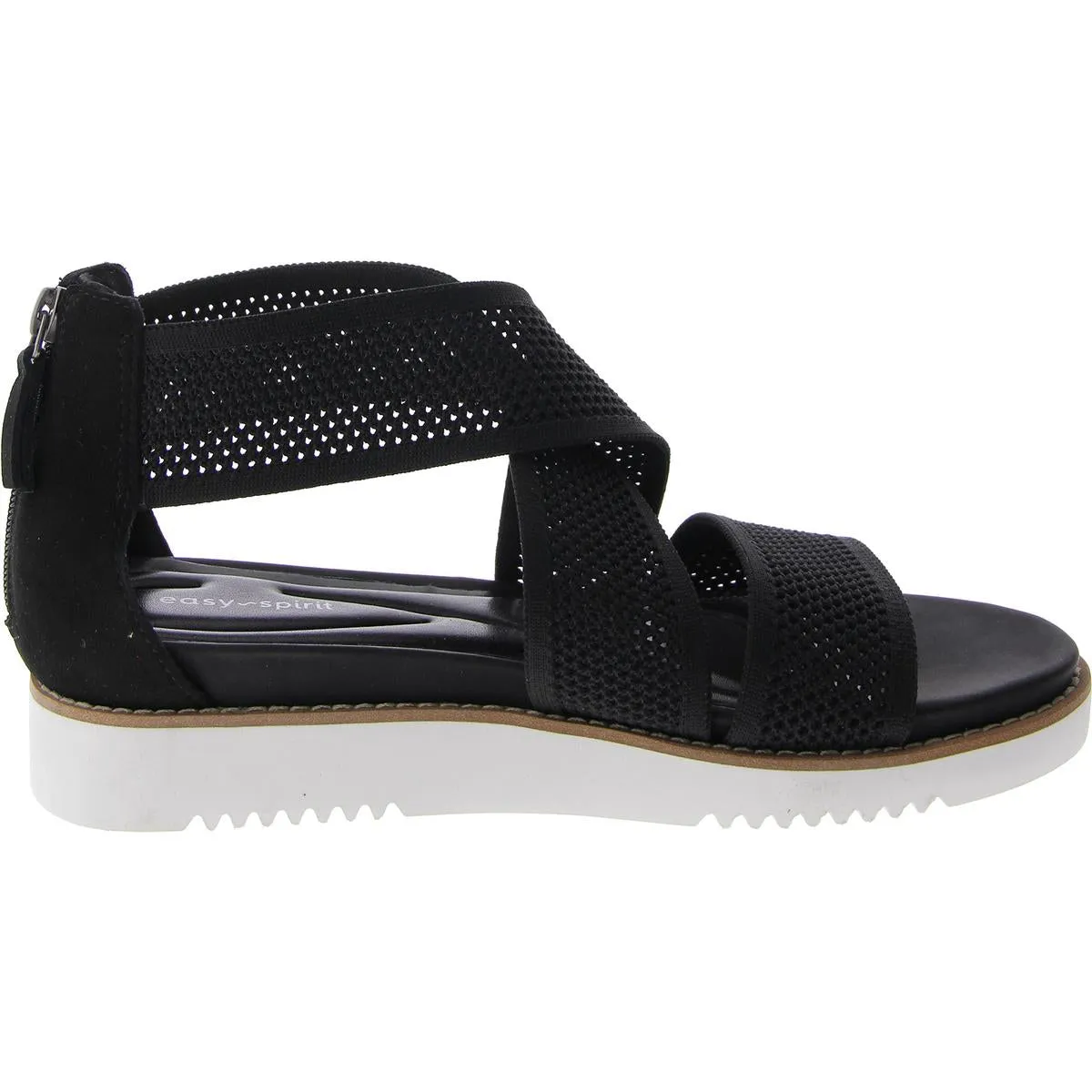 Easy Spirit Womens WANDER2 Mesh Round toe Strappy Sandals