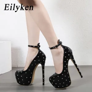 Eilyken Round Toe Rivet Pump
