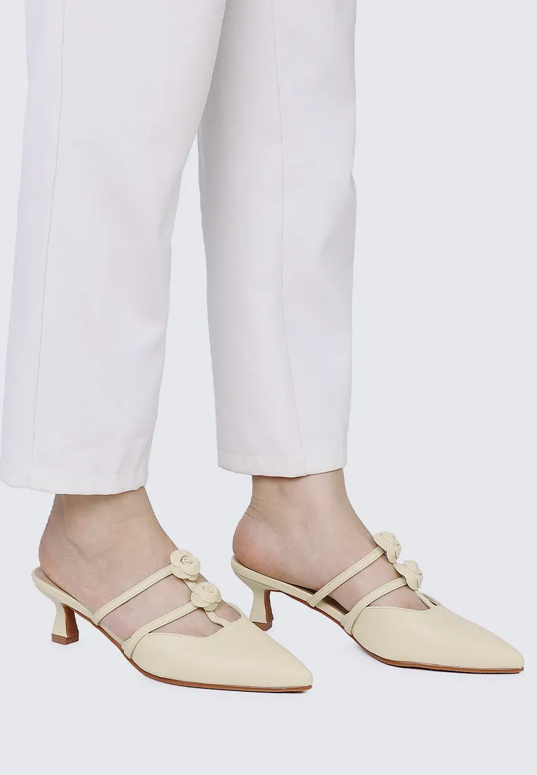 Enchantée Comfy Heels In Butter
