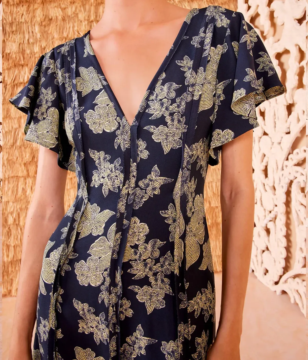 Evette Dress in Minuit
