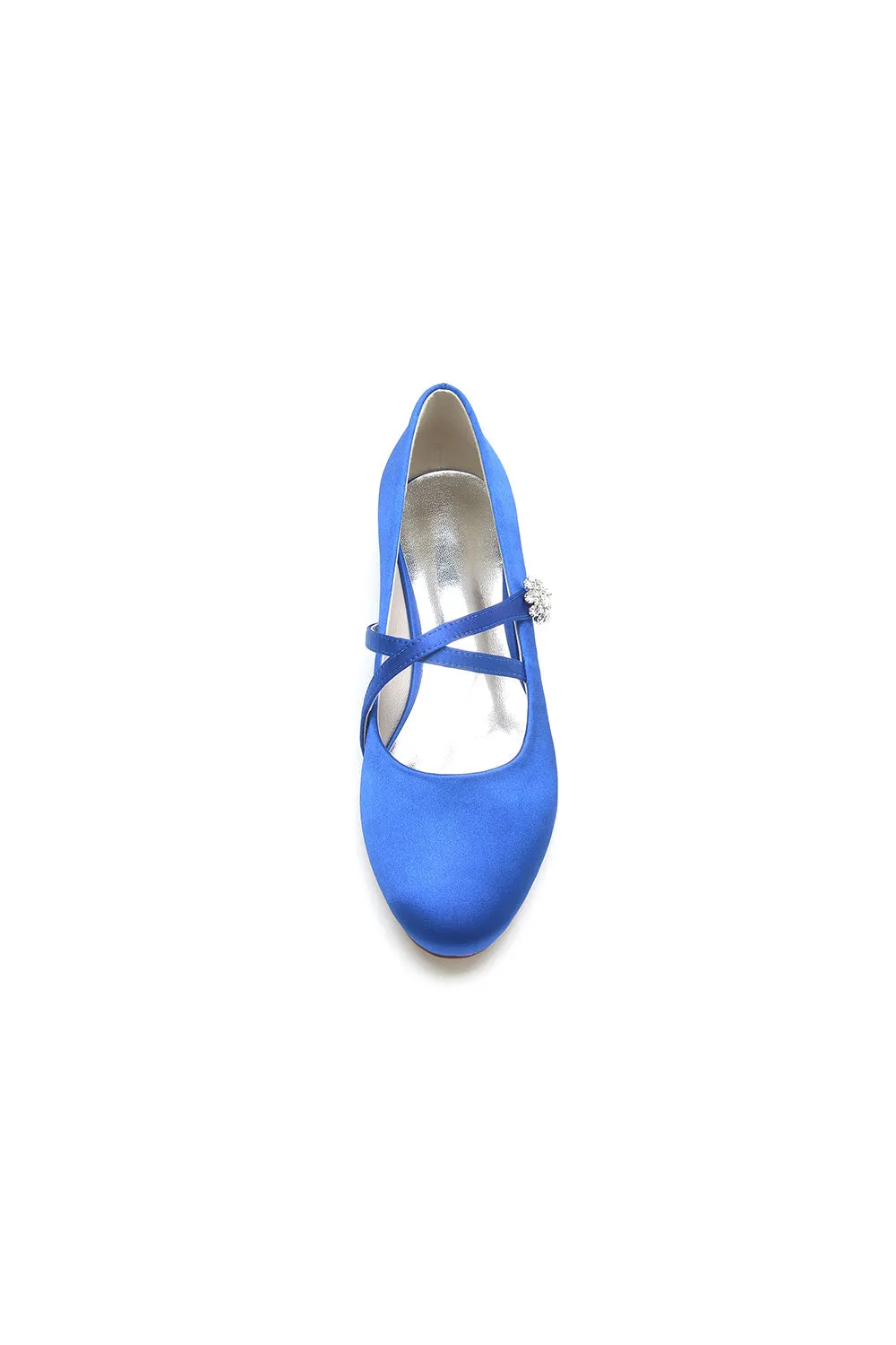 Flats with Rhinestone Buckle Party