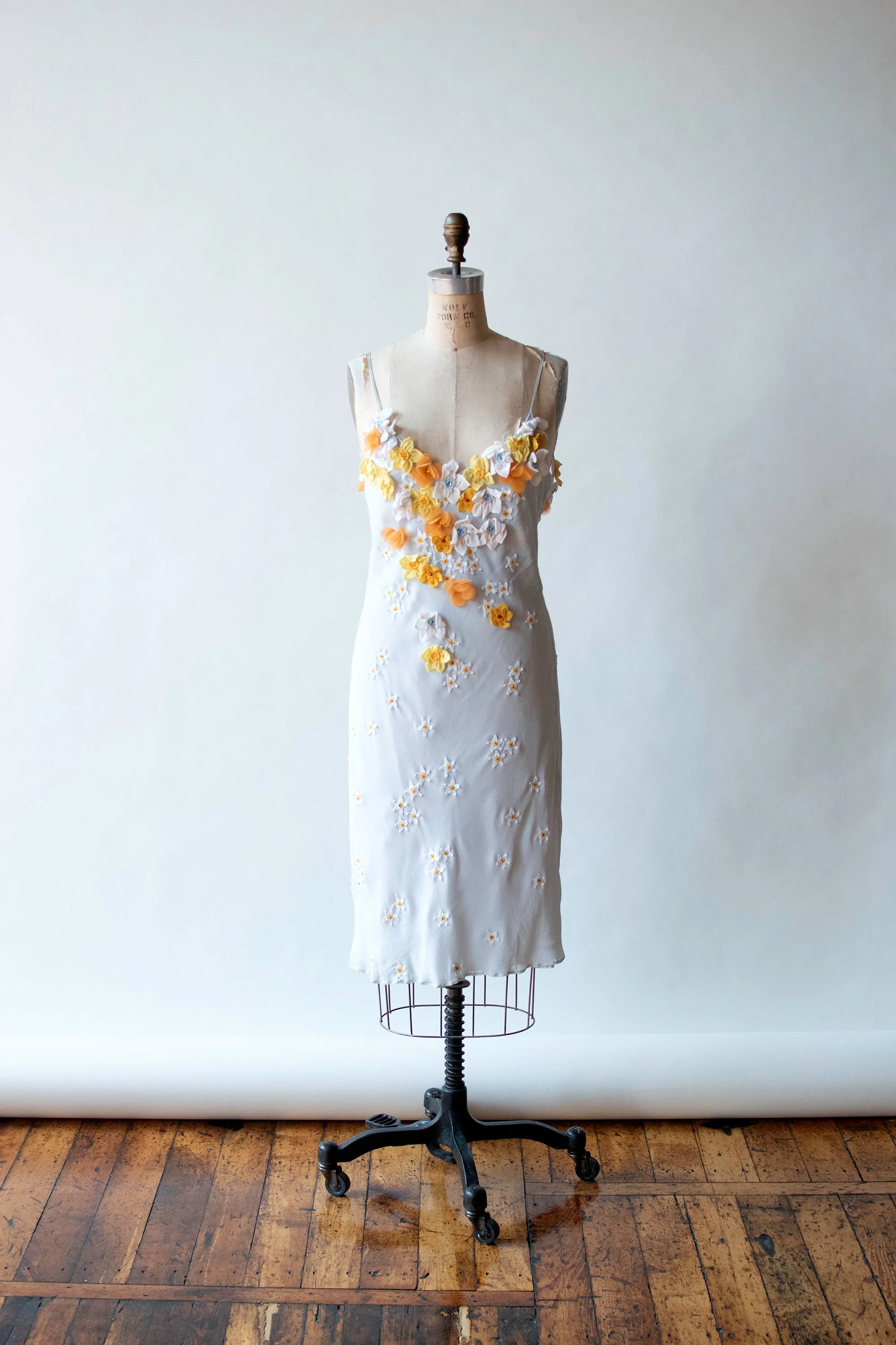 Floral Applique Chiffon Dress | Moschino Cheap & Chic