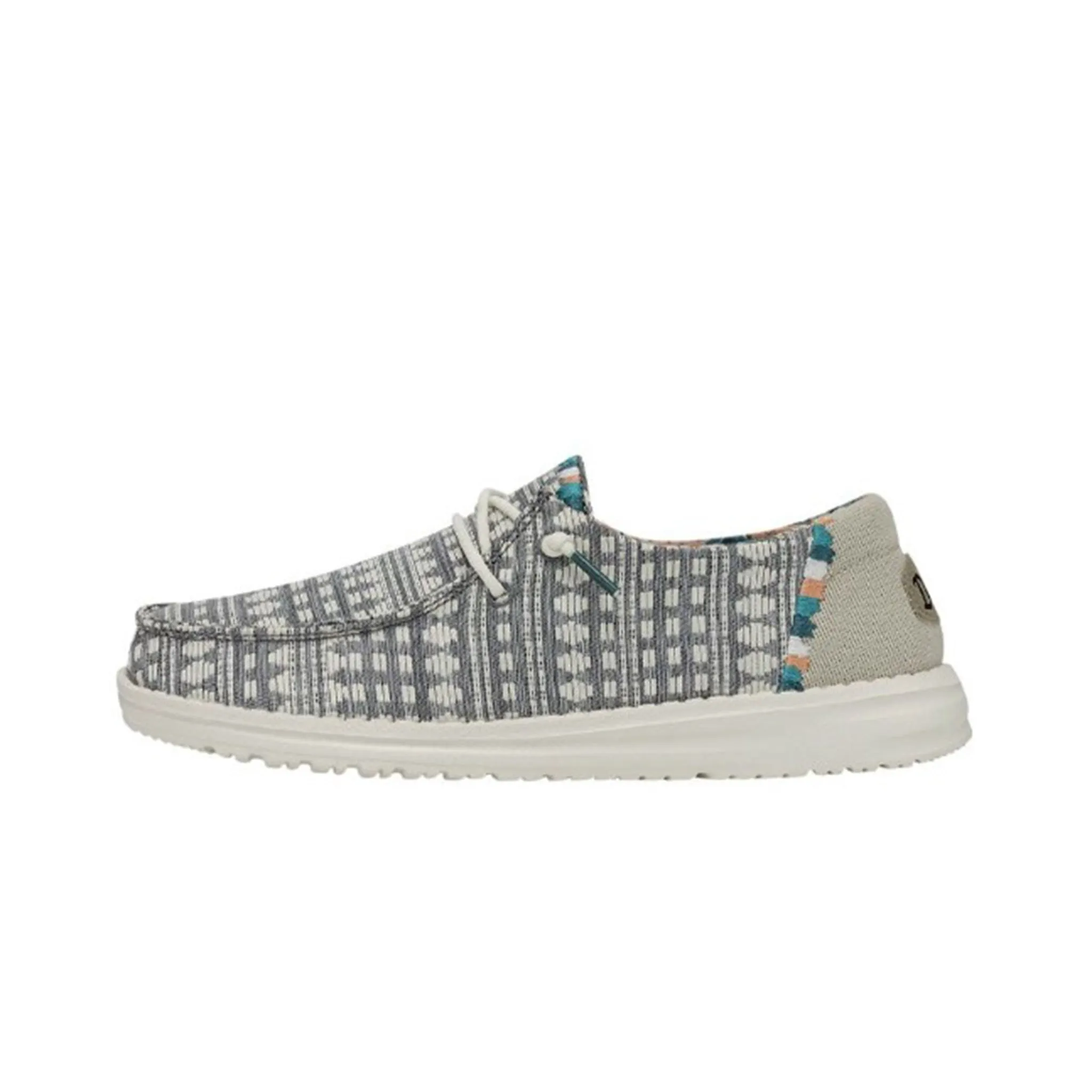 Hey Dude Women's Wendy Boho Embroidery Grey