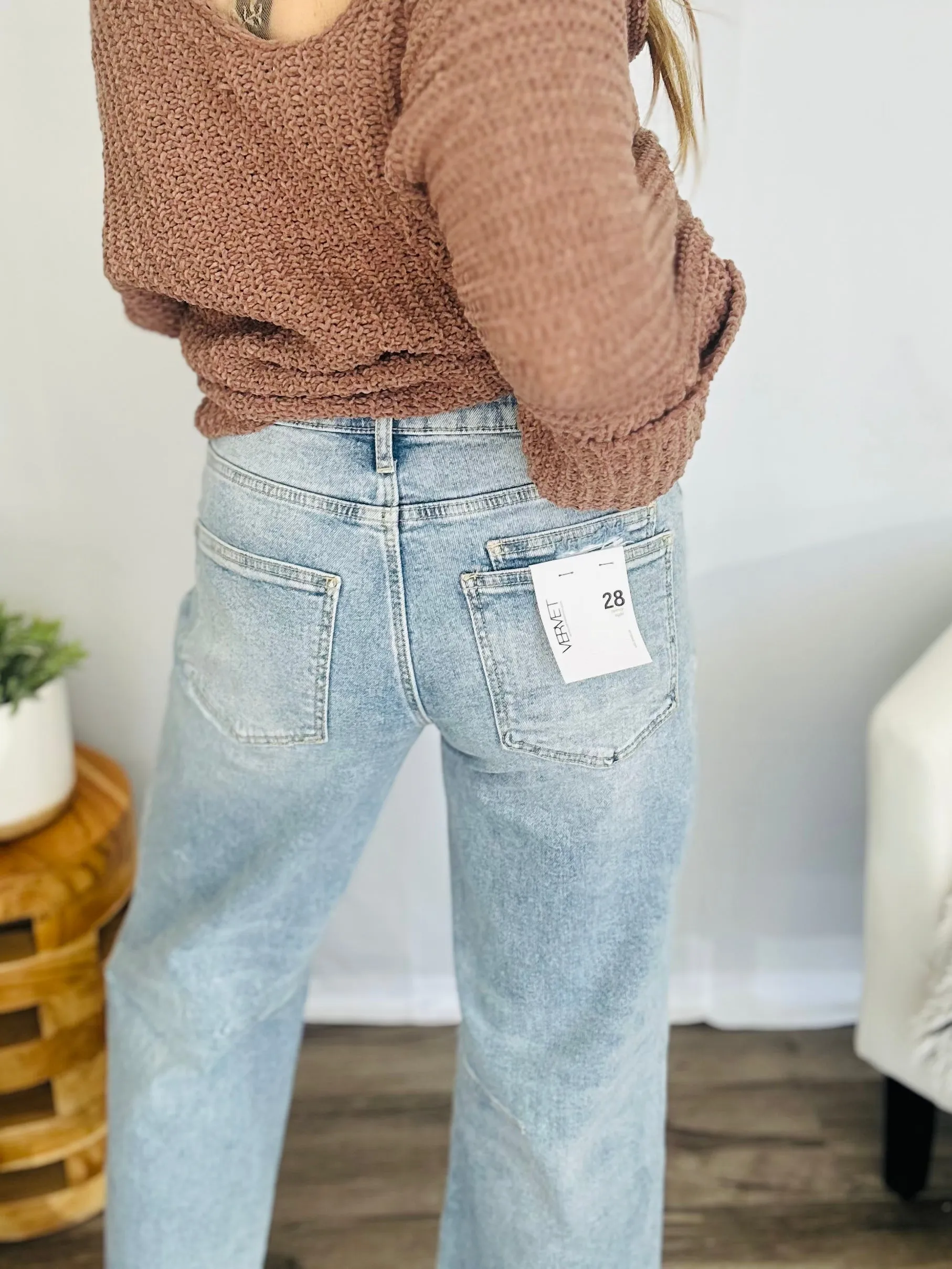 High Rise Barrel Jeans