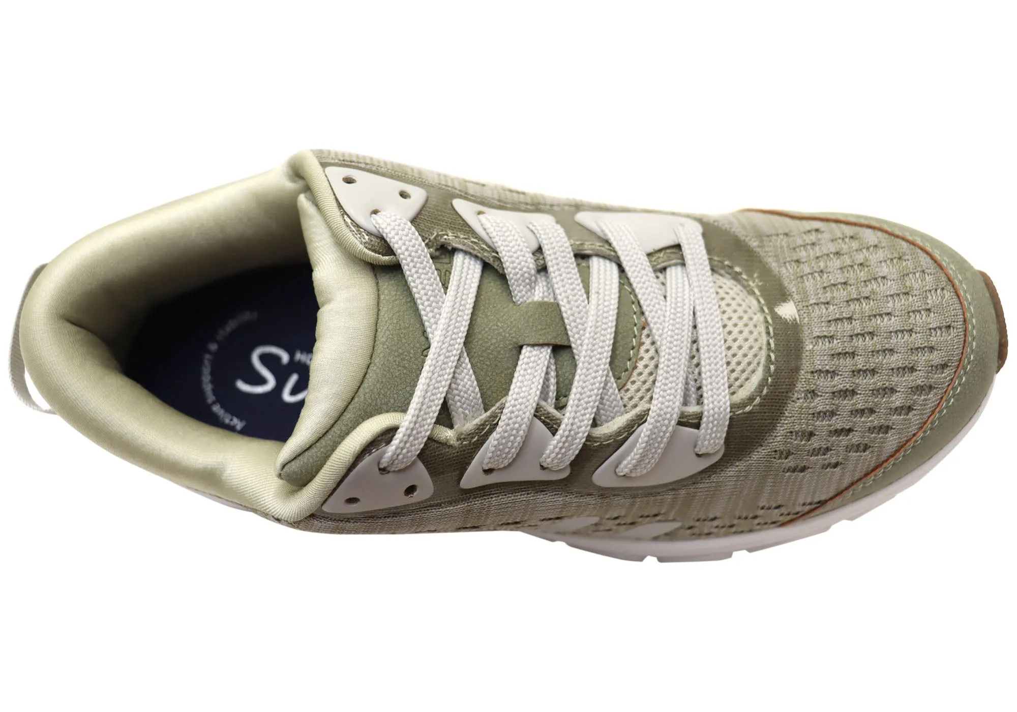 Homyped Womens Airstep Lace Comfortable Wide Fit Lace Up Shoes