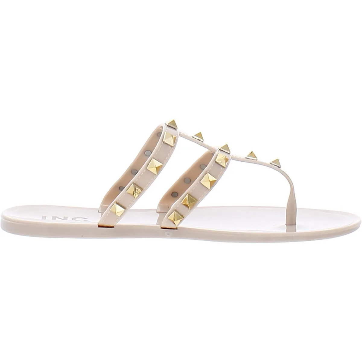 INC Womens Ellie Patent Flip-Flop Thong Sandals