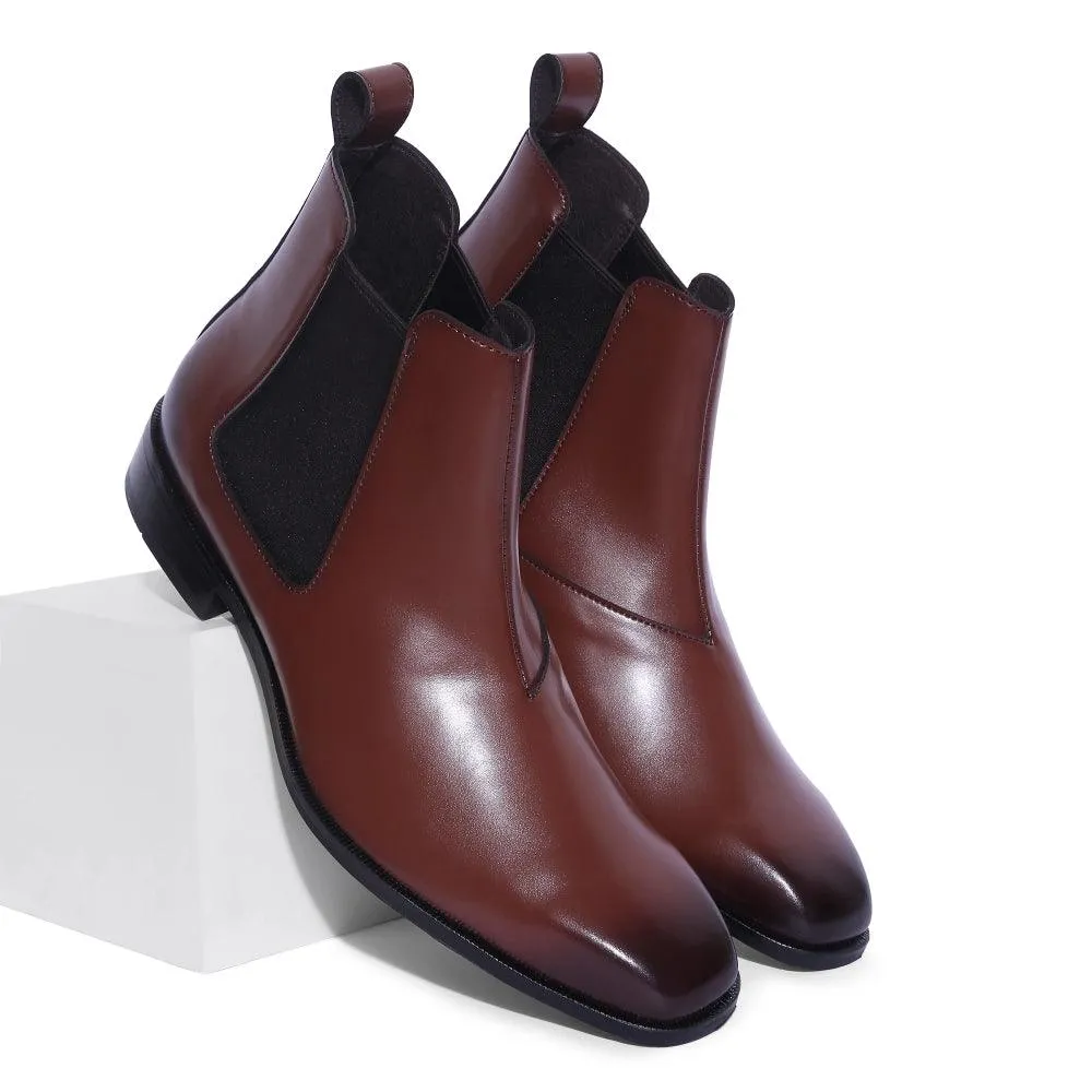 Jonas - British Tan Chelsea Boots