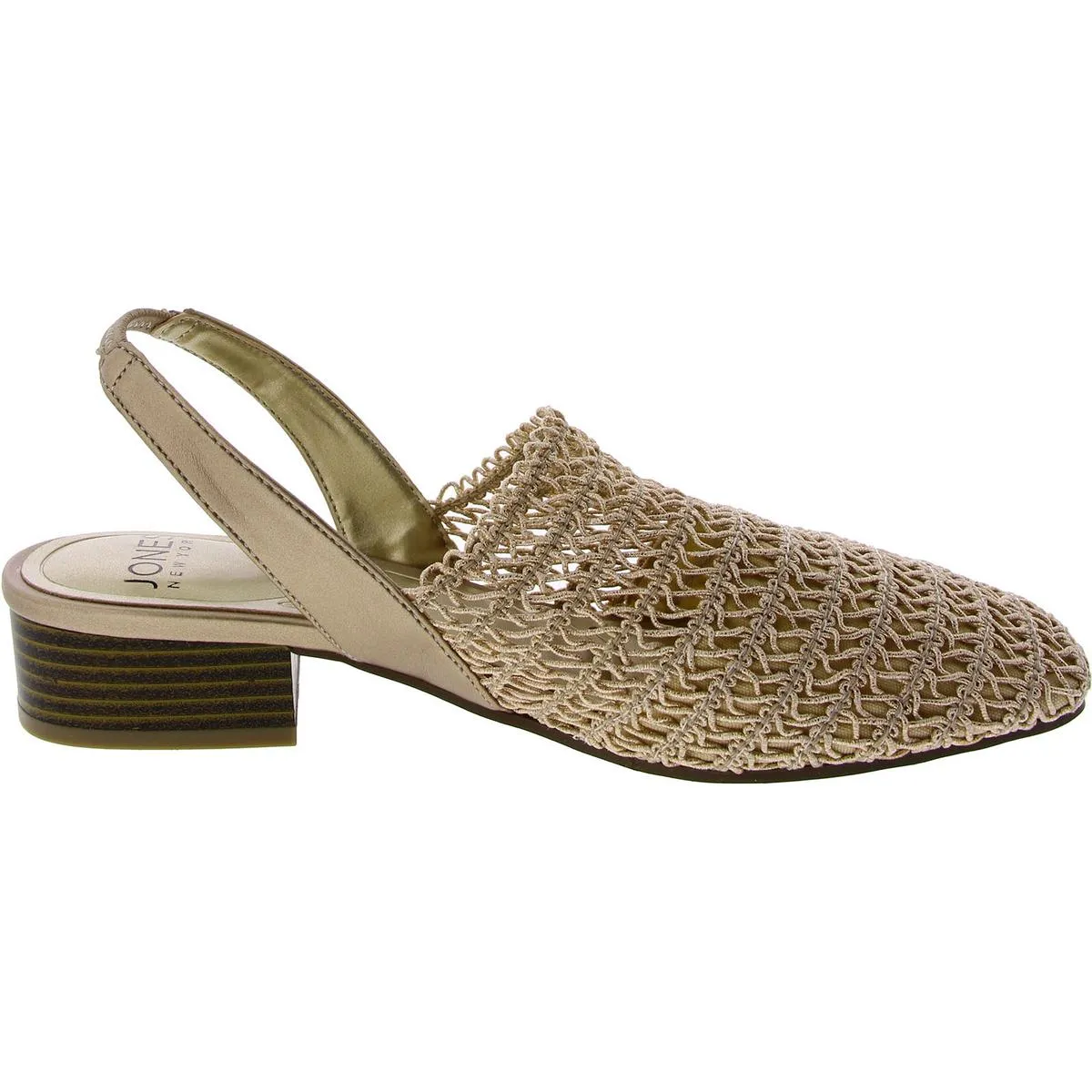 Jones New York Womens CAROLTON Slip On Square Toe Slingback Sandals