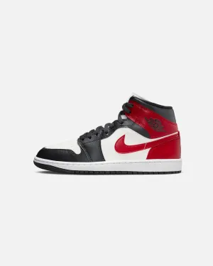 Jordan Women's Air Jordan 1 Mid Sail/Gym Red