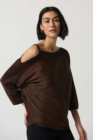 Joseph Ribkoff Sweater Knit One-Shoulder Top # 234916