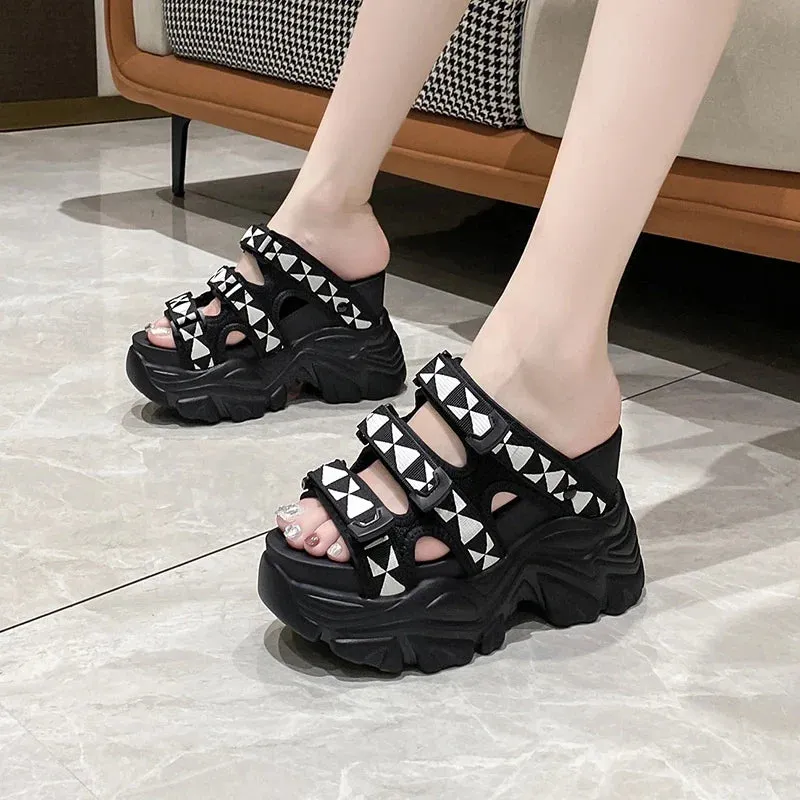 Joskaa 2024 New Summer Chunky Sandals