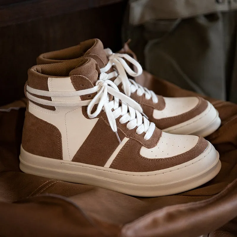 Korean Leather Comfortable Shoes