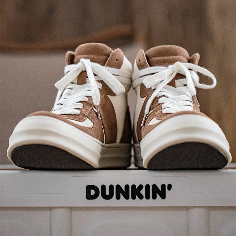 Korean Leather Comfortable Shoes