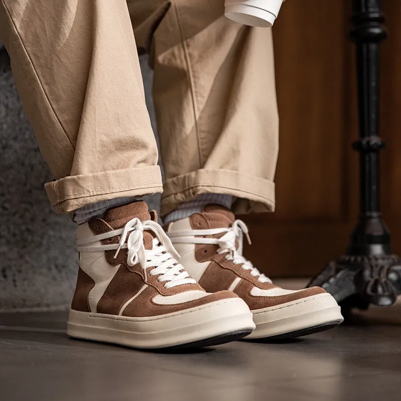 Korean Leather Comfortable Shoes