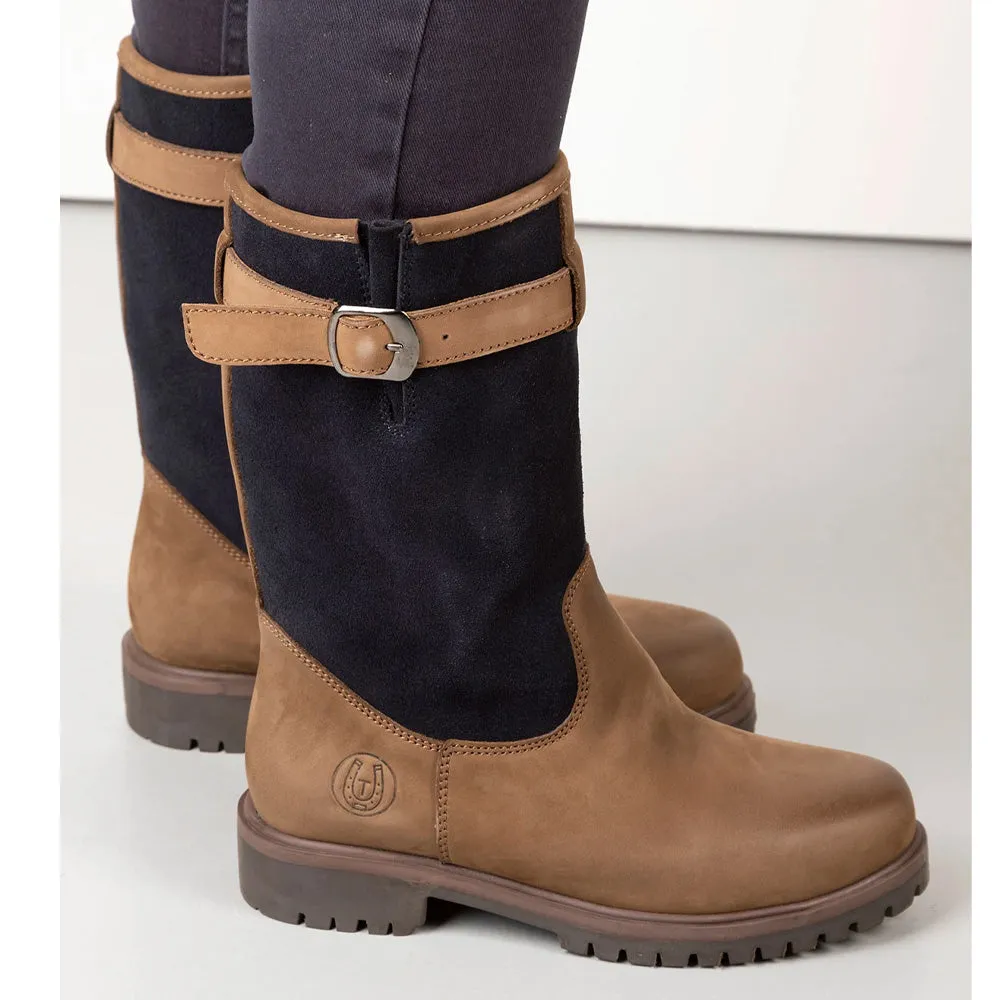 Ladies Short Leather Boots - Whenby