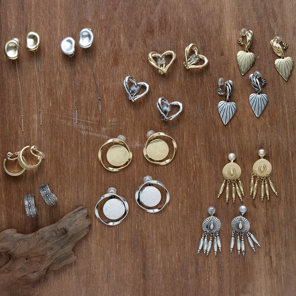 Large Open Heart Clip Ons