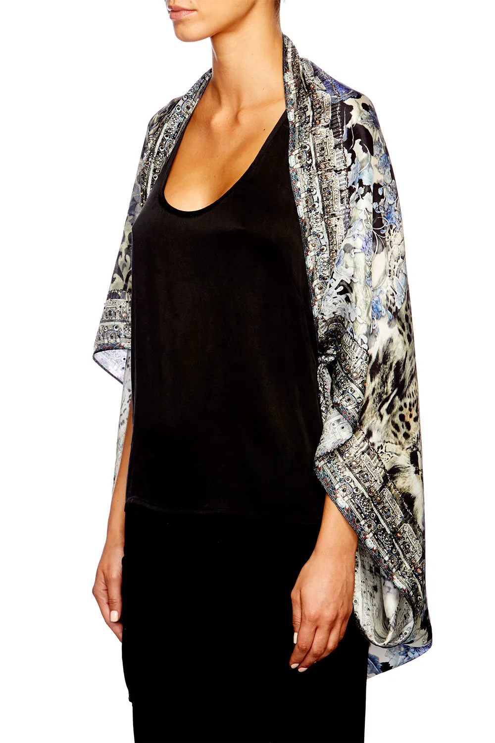 LARGE SQUARE SCARF HUSH HUSH