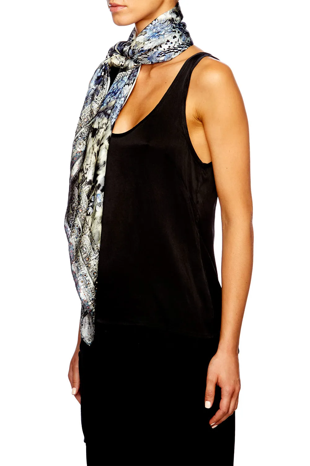 LARGE SQUARE SCARF HUSH HUSH