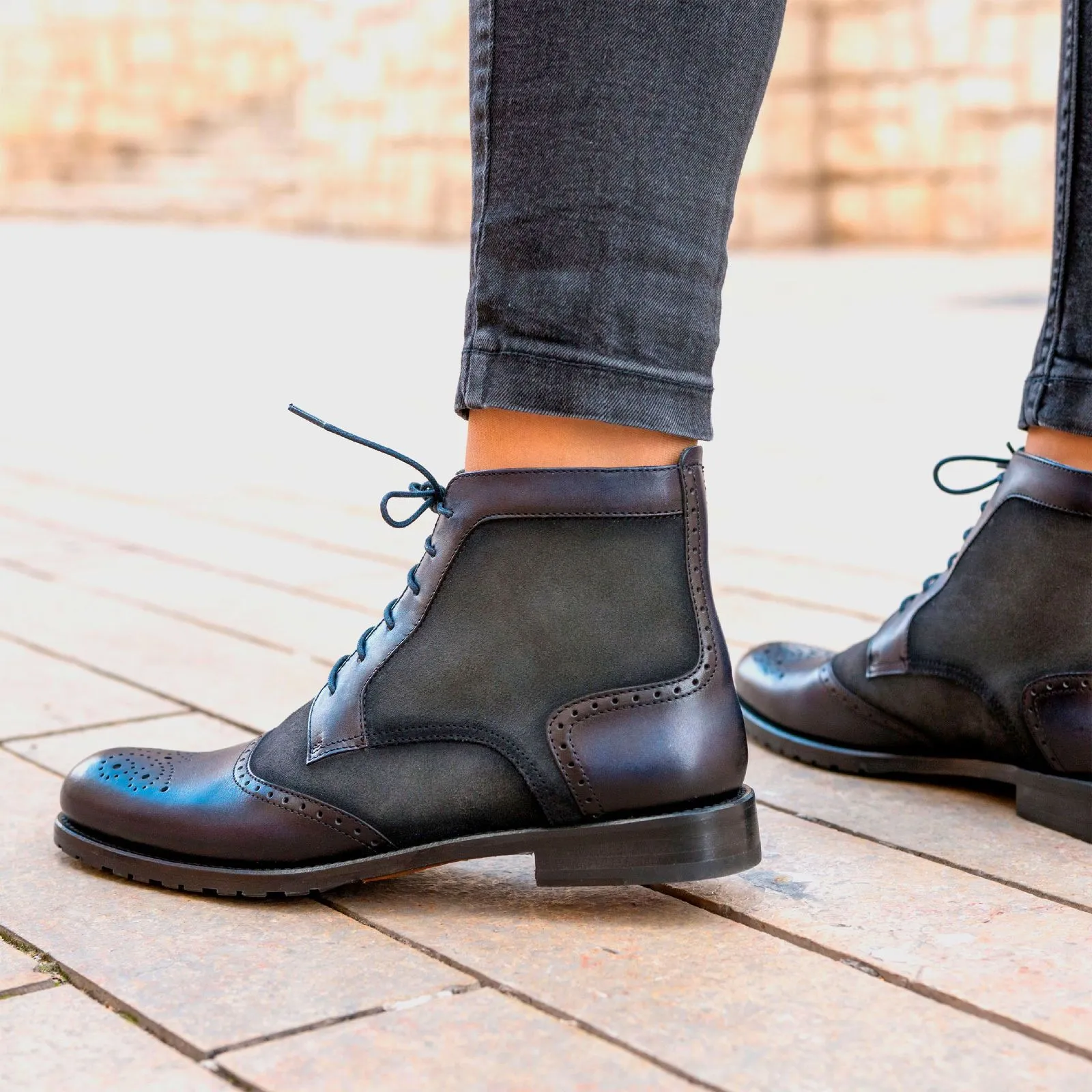 Lauren Ladies Brogue Boots