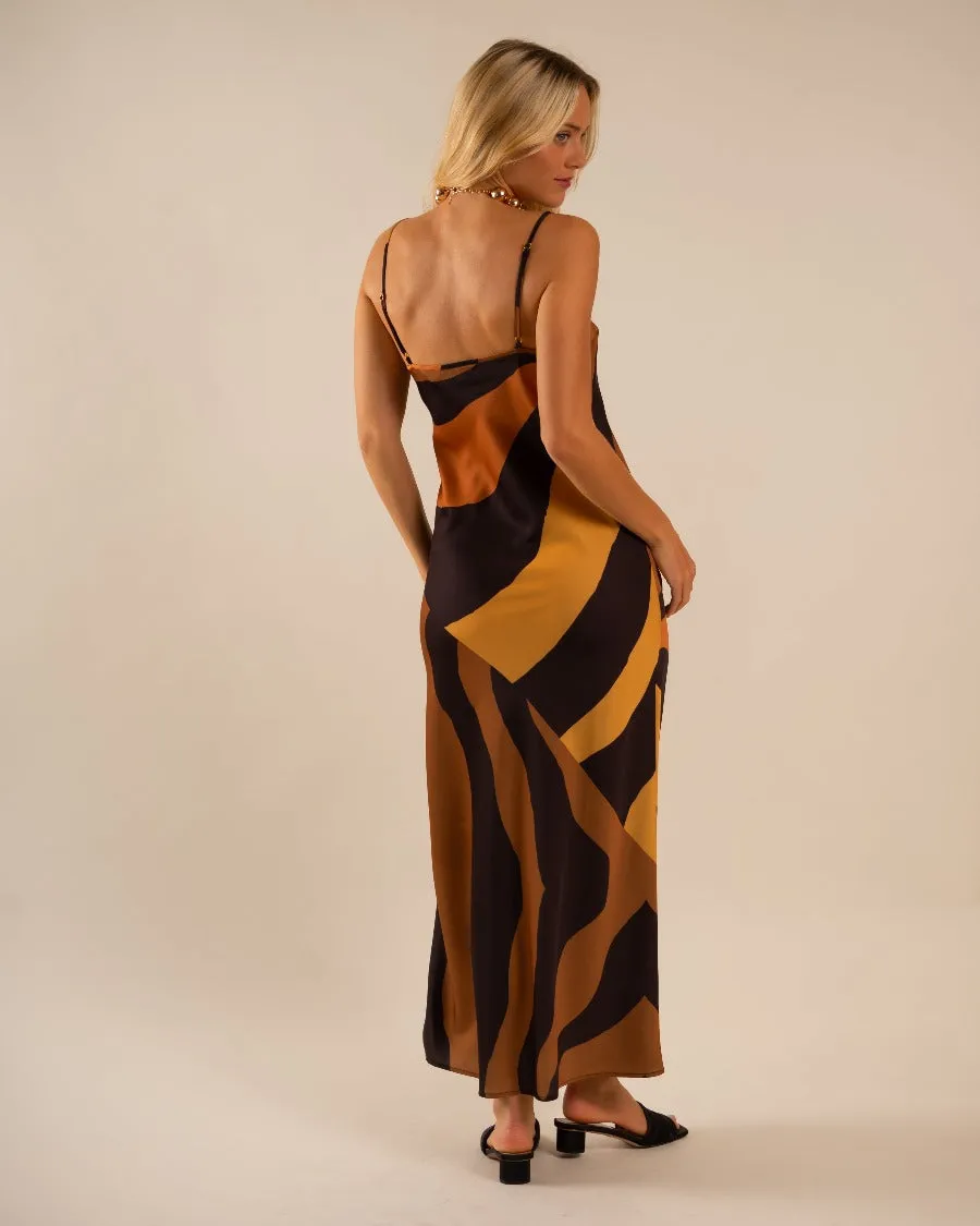 Lennon Zipslip™️ Dress Desert Swirling Wind
