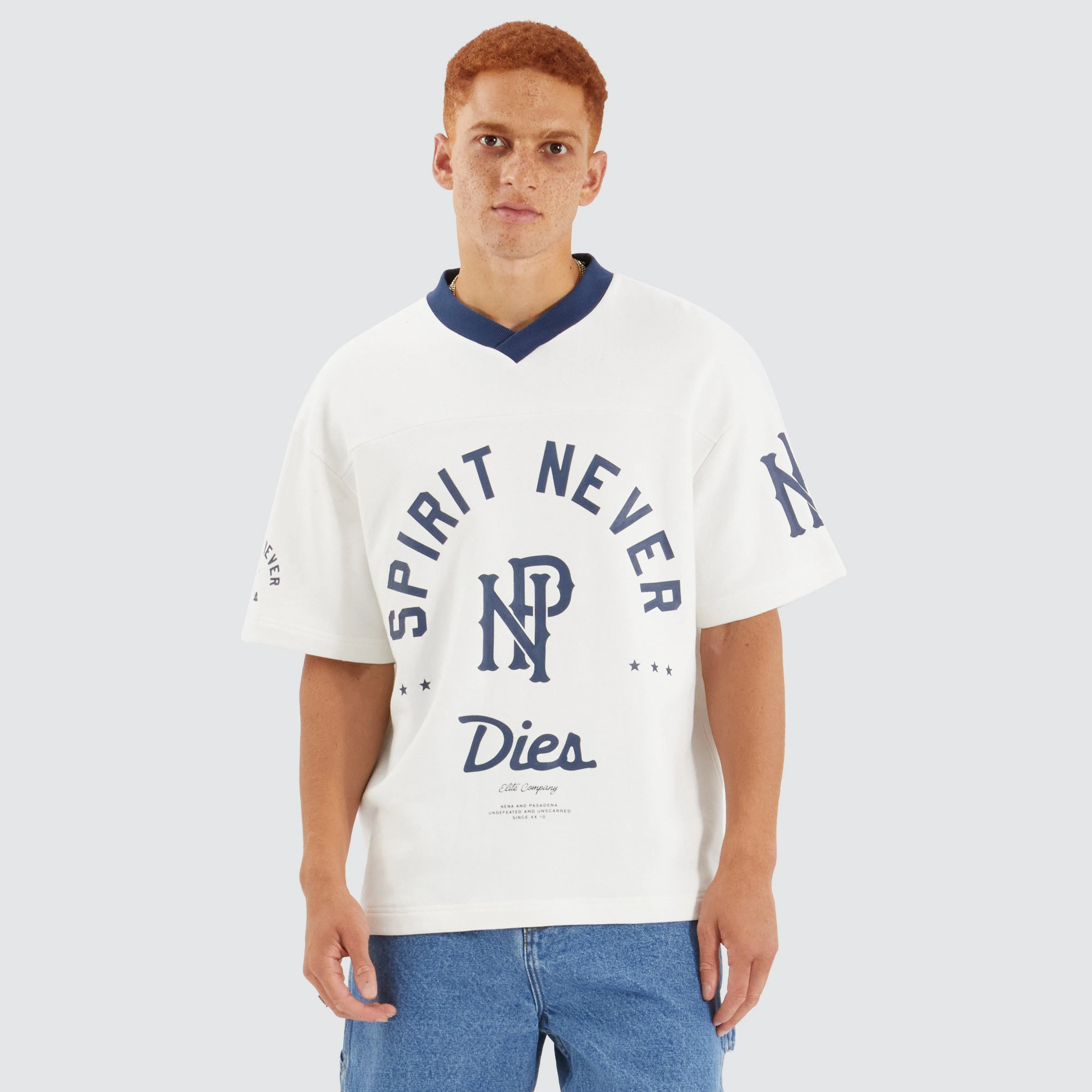 Matchup V-Neck Tee Natural White