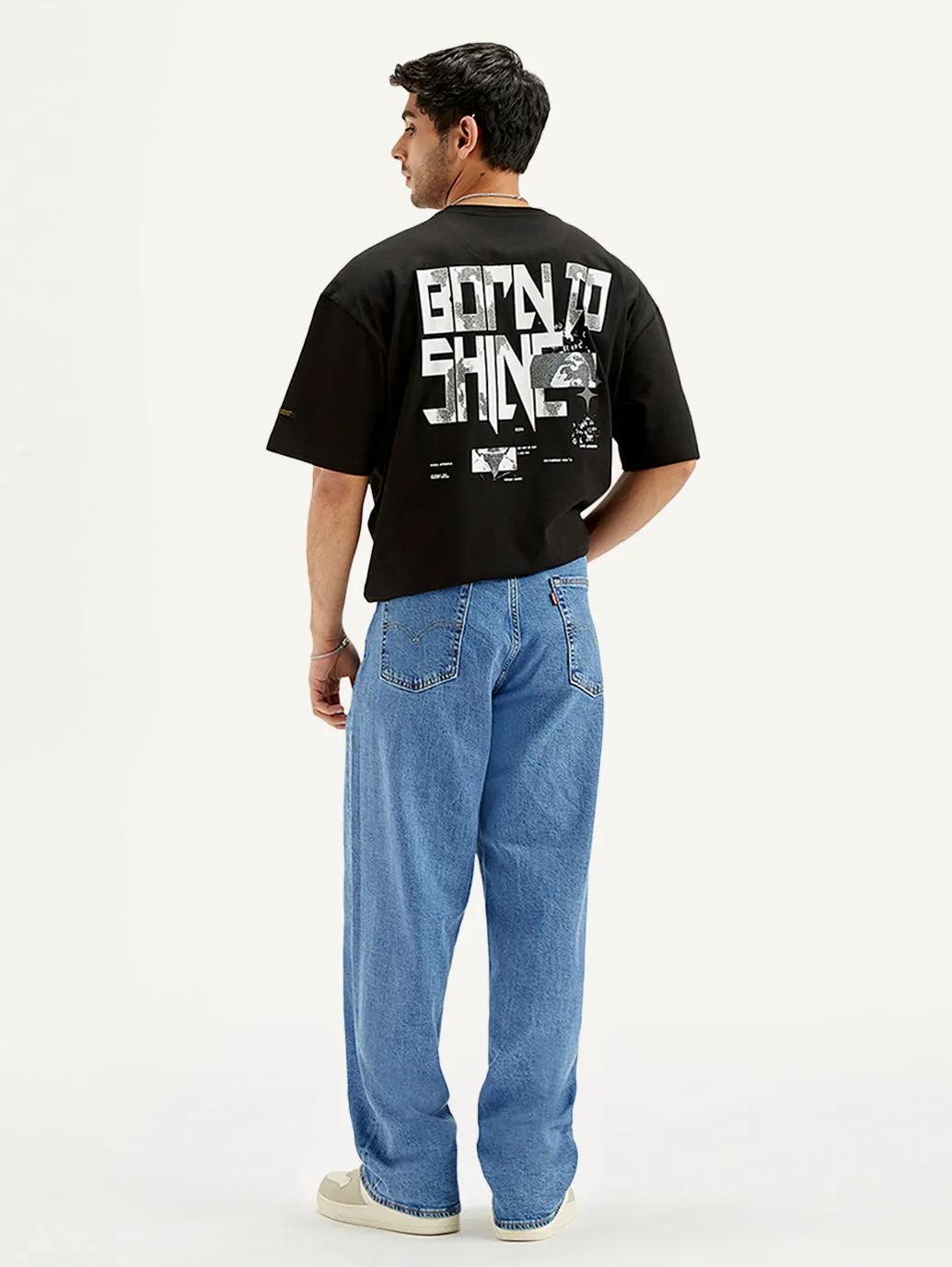 Men's 578 Light Blue Loose Fit Mid Rise Jeans