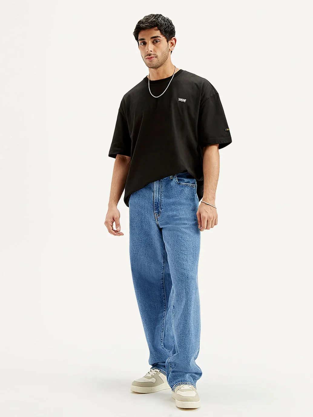 Men's 578 Light Blue Loose Fit Mid Rise Jeans