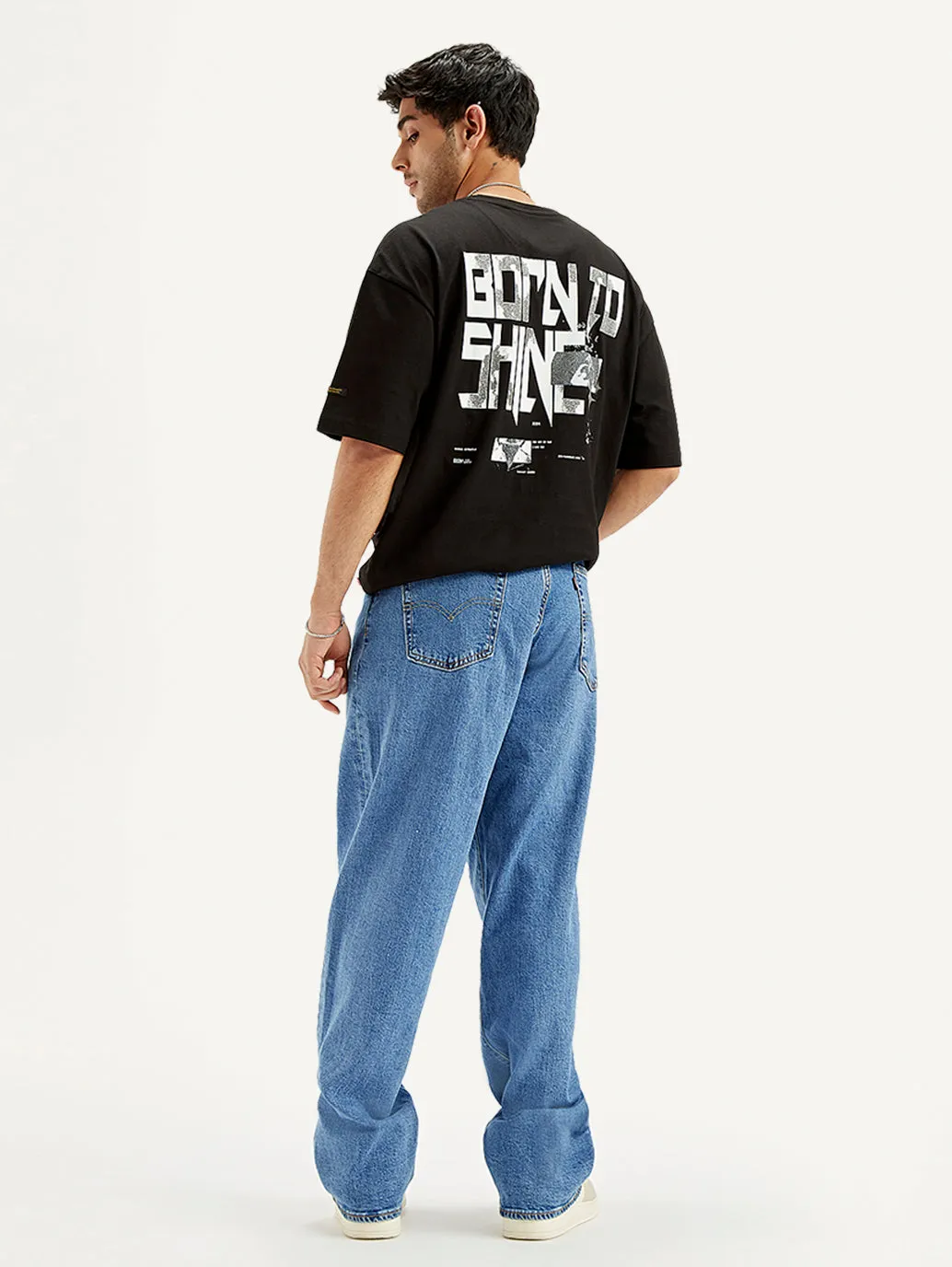 Men's 578 Light Blue Loose Fit Mid Rise Jeans