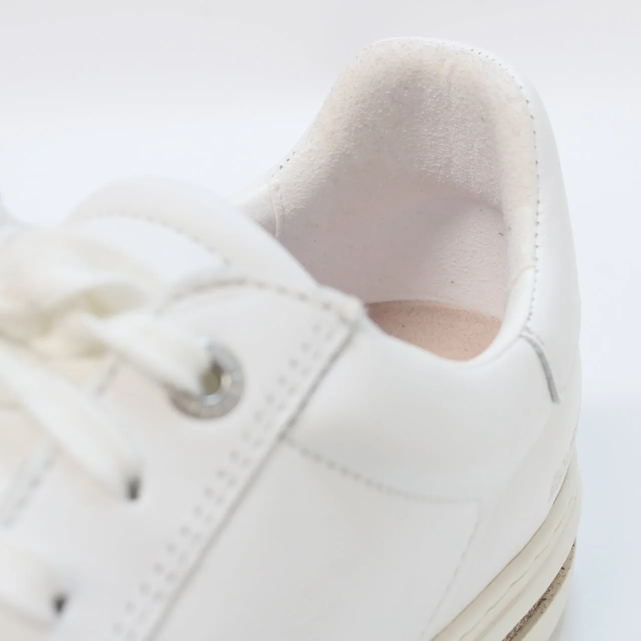 Mens Birkenstock Bend Low White Trainers