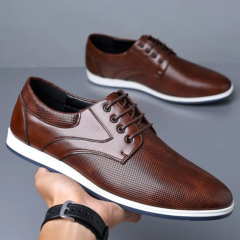 Men's Comfortable Business Casual Leather Shoes