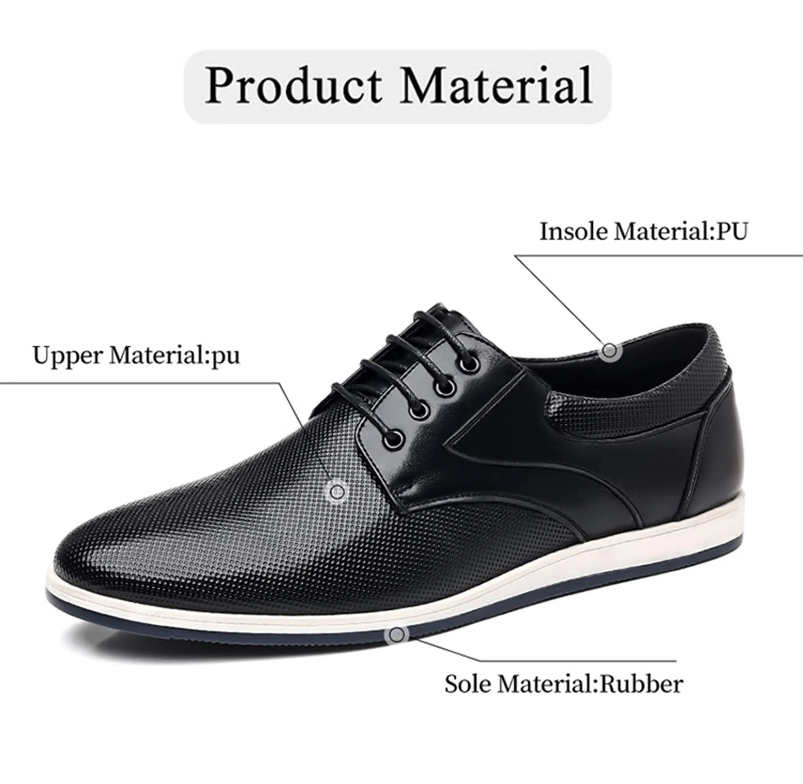 Men's Comfortable Business Casual Leather Shoes