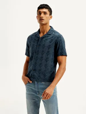 Men's Embroidered Relaxed Fit Shirt