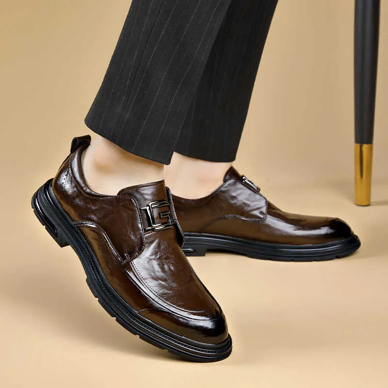 Men's new genuine leather soft sole formal & casual shoes