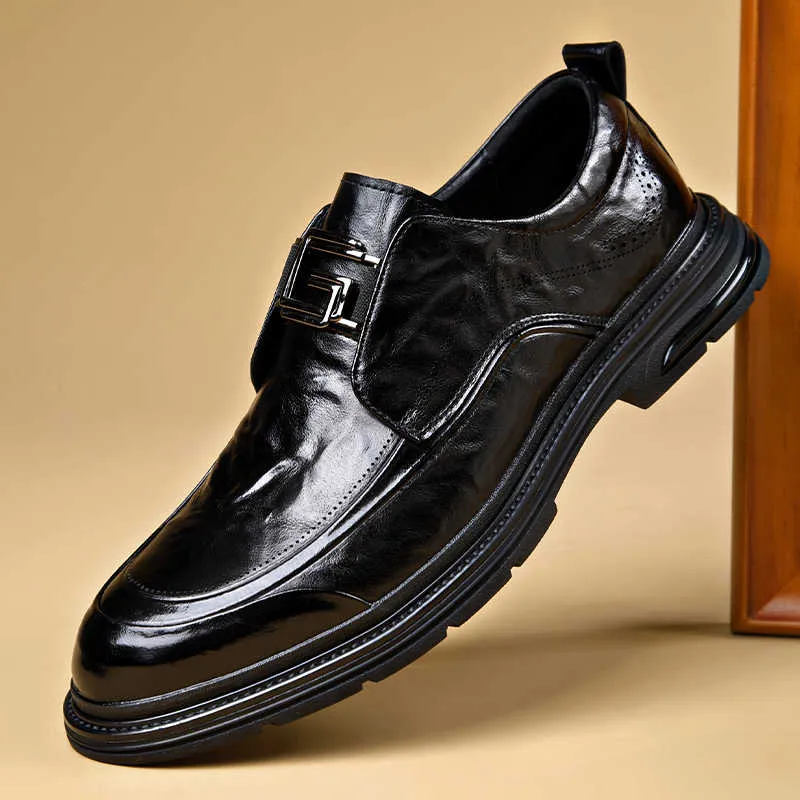 Men's new genuine leather soft sole formal & casual shoes