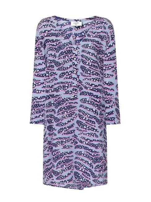 Mercy Delta Lambton Tiger Shark Mermaid Dress Blue