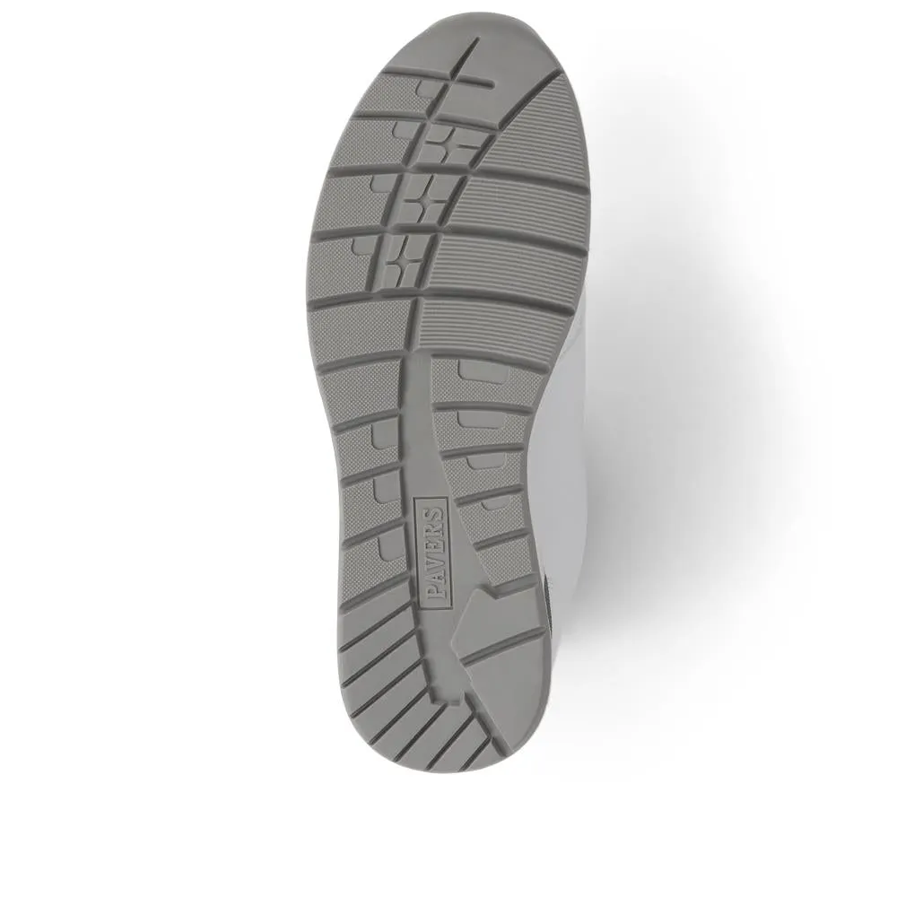 Metallic Accent Lace-Up Trainers - WBINS39019 / 324 931