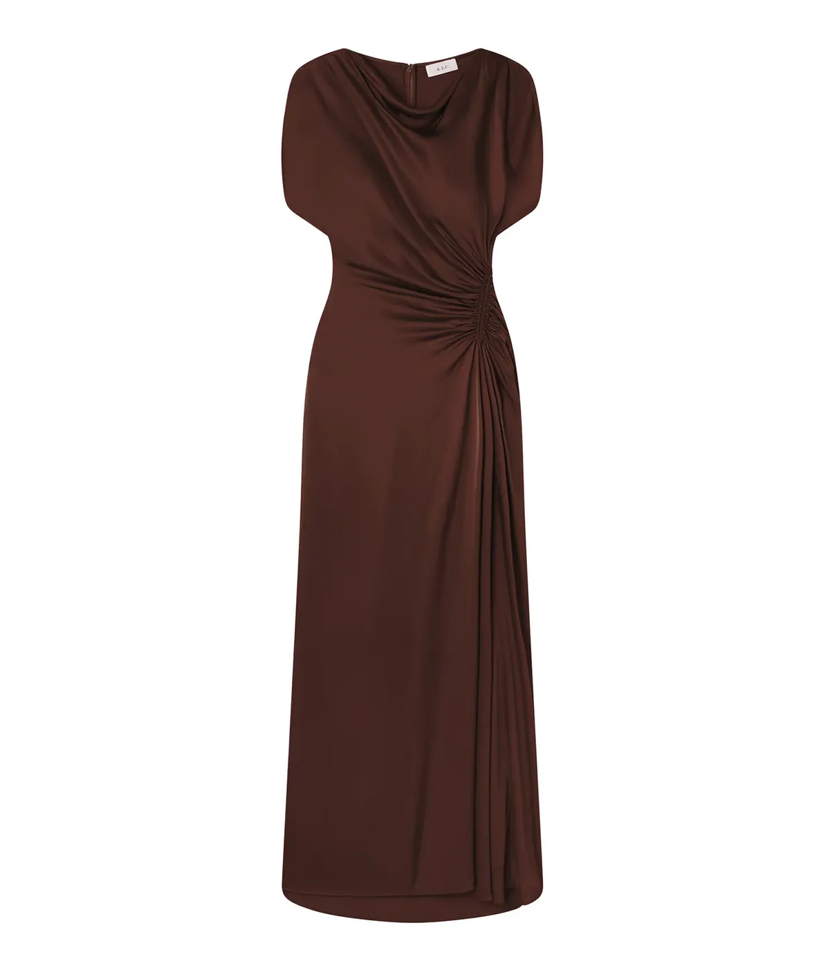Nadia Gown in Chocolate Plum