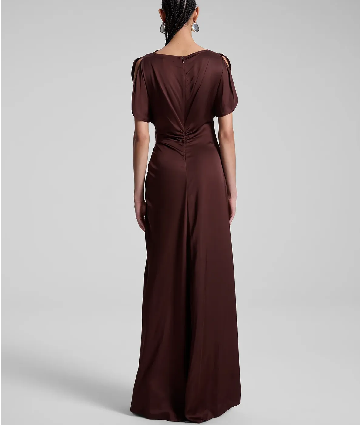 Nadia Gown in Chocolate Plum