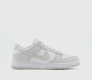 Nike Dunk Low Trainers White Photon Dust White