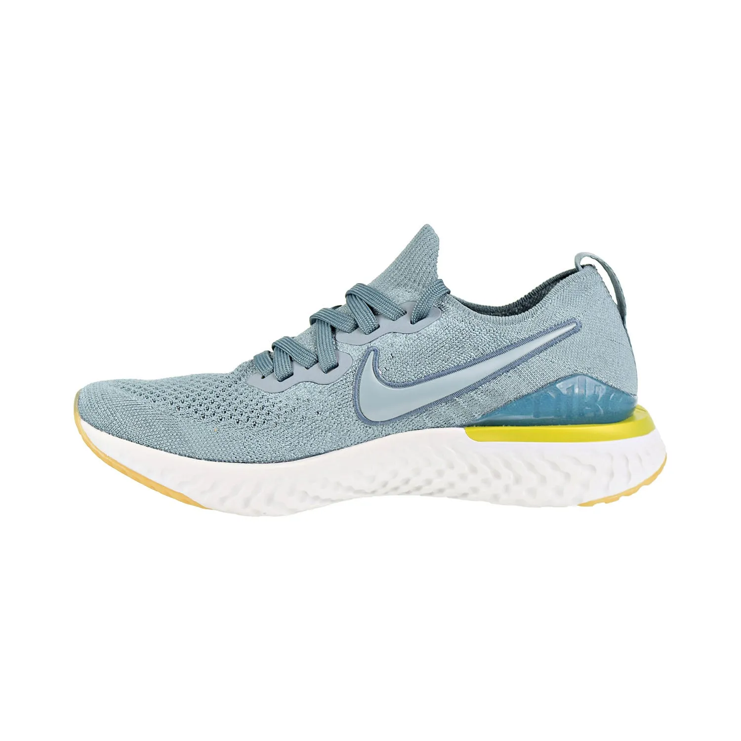 Nike Epic React Flyknit 2 (GS) Big Kids' Running Shoes Aviator Grey/Aviator Grey
