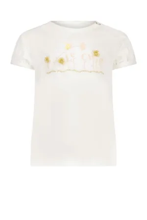 NOKI flowers bee T-shirt Off white