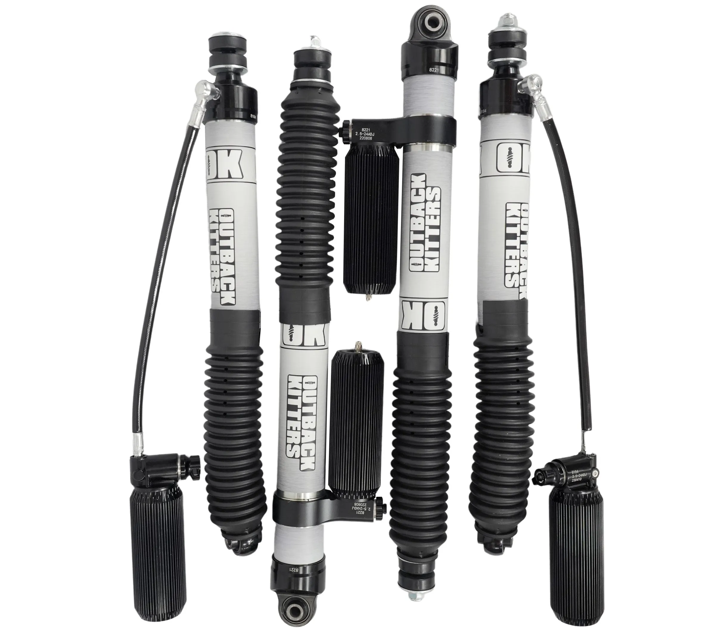 Outback Kitters 2.5" Reservoir Shocks for Ram 3500 (2013-2018)