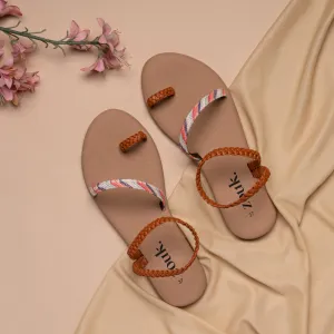 Palolem Wave Brown Braided Sandal