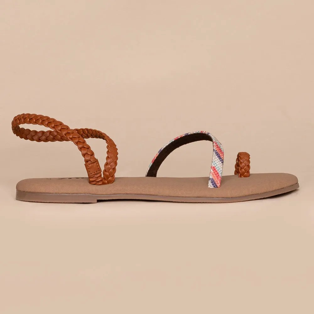 Palolem Wave Brown Braided Sandal