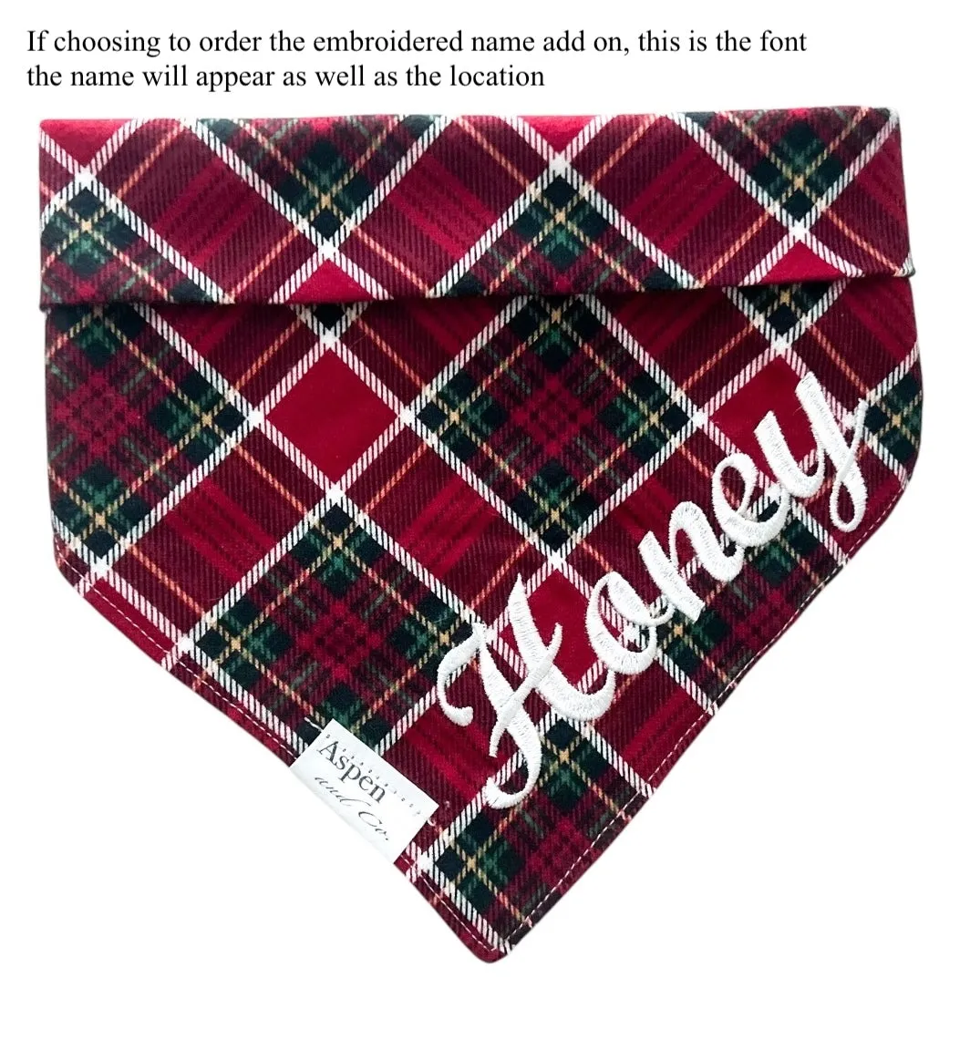 Paw'ty (Party) Dog Bandana- (Add on Embroidered Name Available)