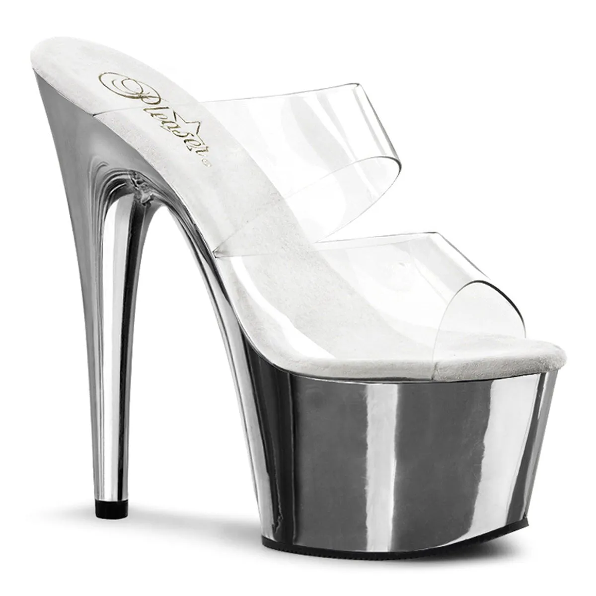 Pleaser Adore 702 Womens 7 Inch Heel, Platform Mules/Slip-Ons