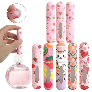 Portable Pink Travel Perfume Spray Bottle