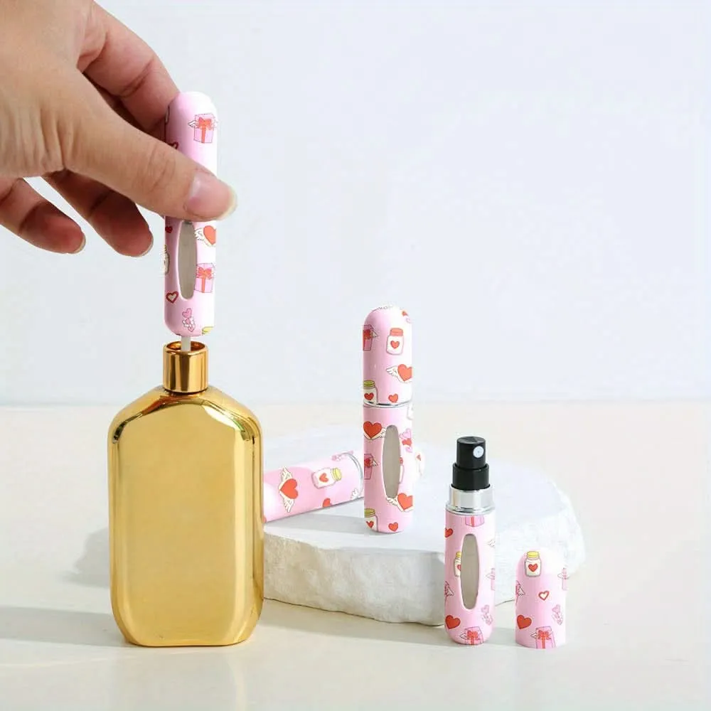 Portable Pink Travel Perfume Spray Bottle