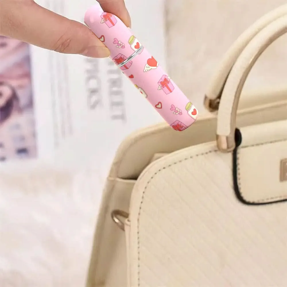 Portable Pink Travel Perfume Spray Bottle