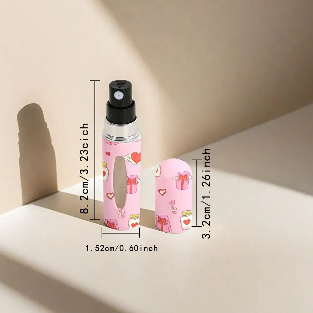 Portable Pink Travel Perfume Spray Bottle